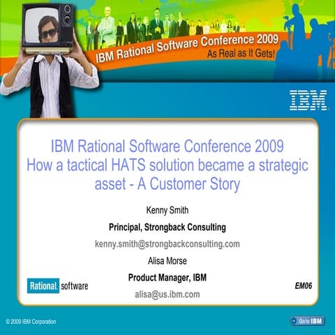 How a tactical HATS solution became a strategic asset - A Customer Story