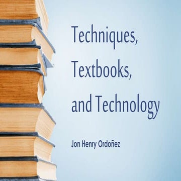 Taxonomy of Teachniques