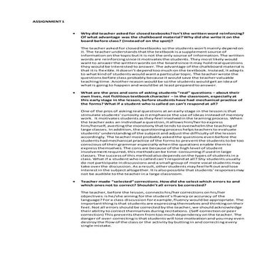 Portfolio for EM10: Teaching of Speaking and Writing 