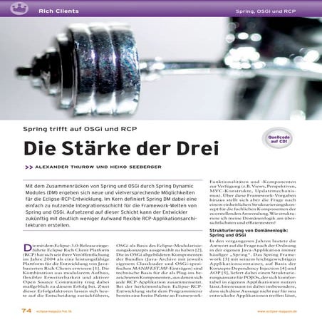Eclipse Magazin 16 - Die Stärke der Drei