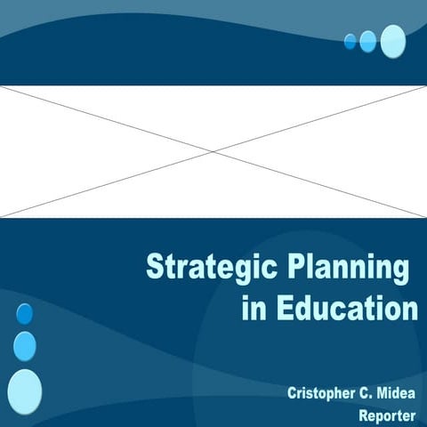 strategic planning in education