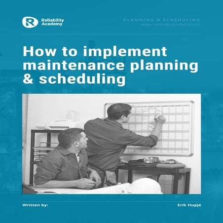 How to implement maintenance planning & scheduling