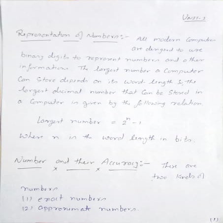 EMA 401 unit 2 hand writing notes.pdf CBNST | PDF