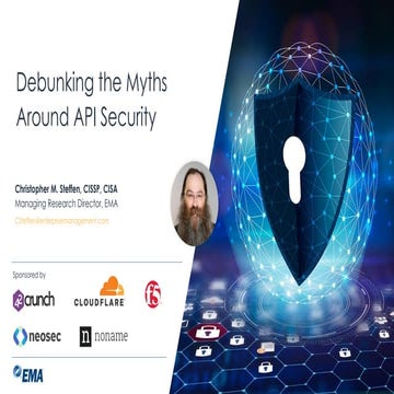 Debunking the Myths Around API Security Research Slides