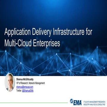  Application Delivery Infrastructure for Multi-Cloud Enterprises
