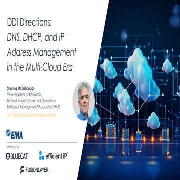 DDI Directions: DNS, DHCP and IP Address Management Strategies for the Multi-...