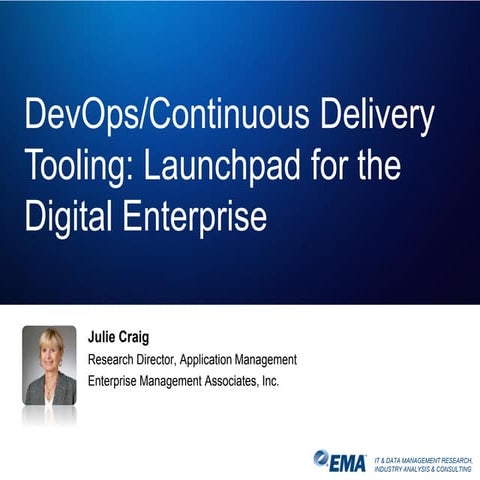 DevOps/Continuous Delivery Tooling: Launchpad for the Digital Business