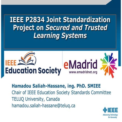 11_10_2019 «IEEE P2834 Joint standardization project on secure and trusted le...