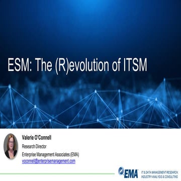 Enterprise Service Management: the (r)evolution of ITSM