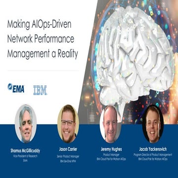 Making AIOps-Driven Network Performance Management a Reality