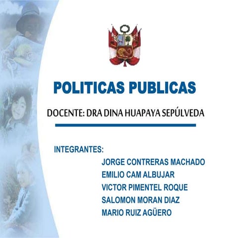 Exposición de Politicas Públicas
