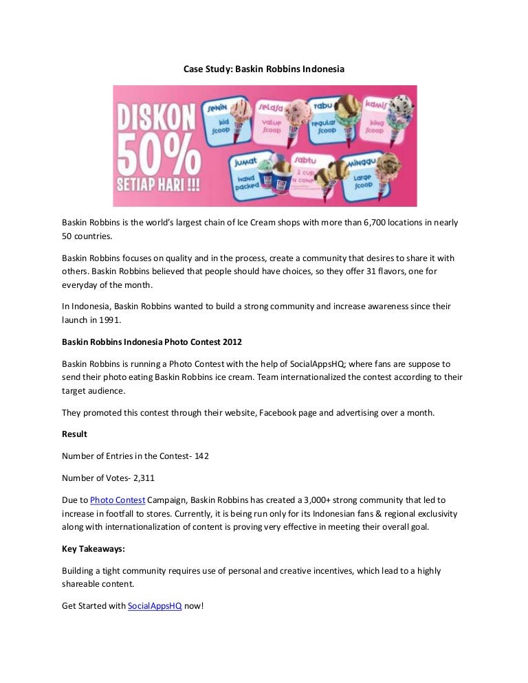 Competitors of baskin robbins image