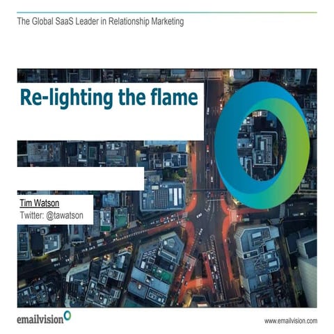 Email Customer Lifecycle 2011 - Win Back:Re-lighting the Flame