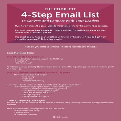 Email List Building Tips Guide