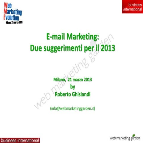 Email marketing future: mobile and a/b test