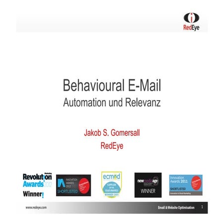 Behavioural E-Mail - Automation und Relevanz