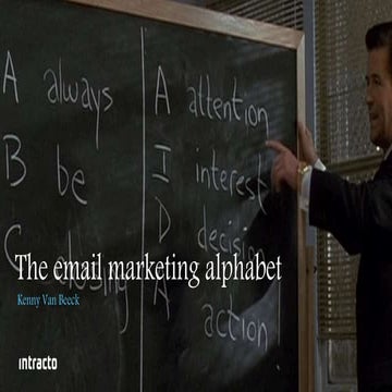 The Alphabet of Email Marketing