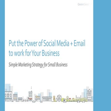 Email + Social Media = POWER