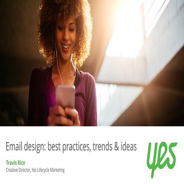 Email design: best practices, trends & ideas