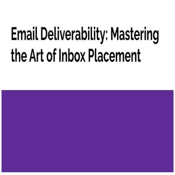Email Deliverability.pdf