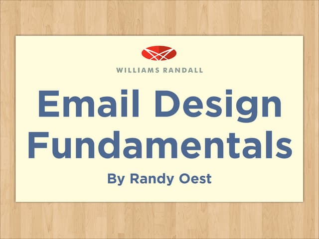 Email design