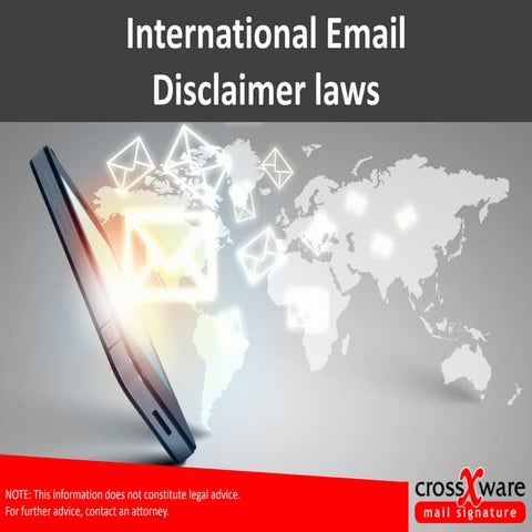 International Email Disclaimer Laws | PDF