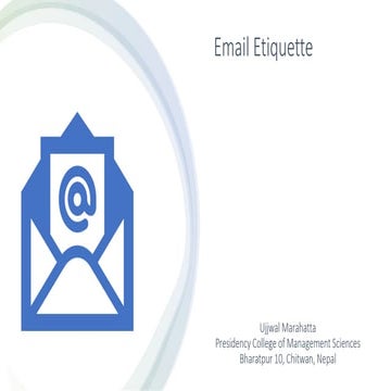Email etiquette