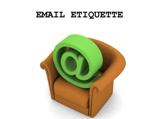 Email Etiquette at work