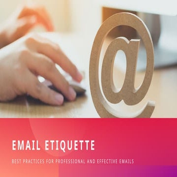 Corporate Etiquette - Email Etiquette | PPTX