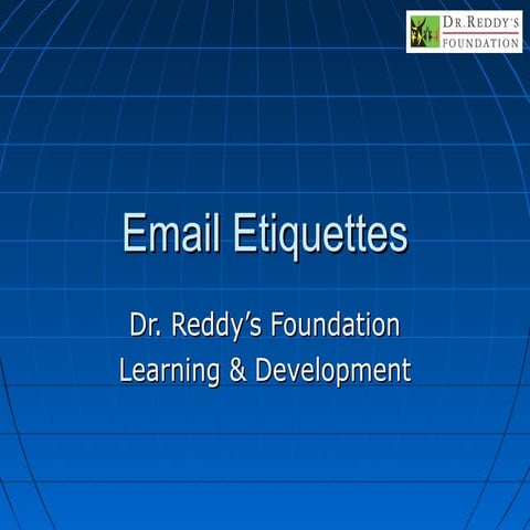 Email etiquettes
