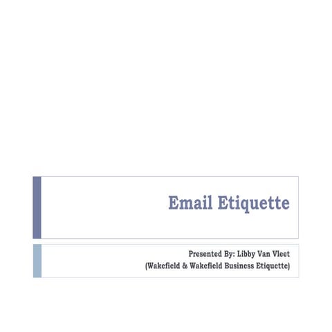 Email Etiquette: Keep it Professional and Positive