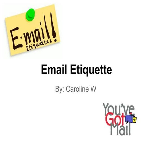Email ettiqute