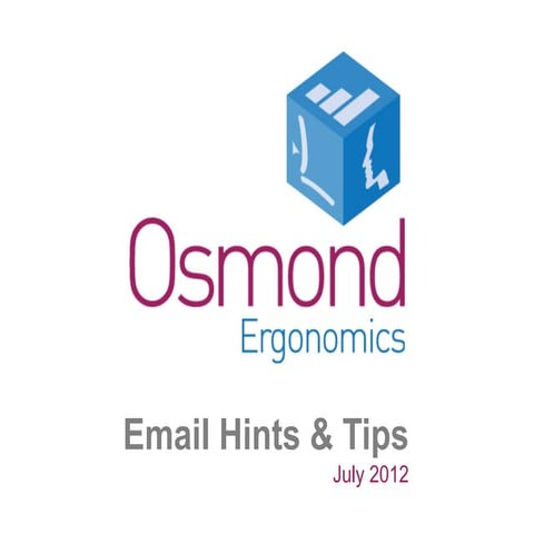Email Hints and Tips