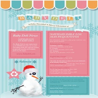 Boletin Baby Deli Valencia - Navidad 