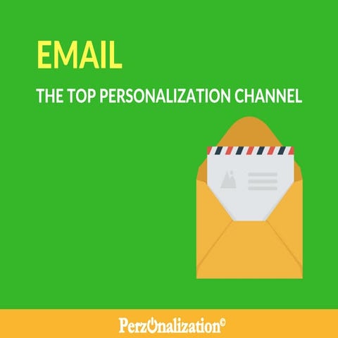 Email is the top personalization channel 