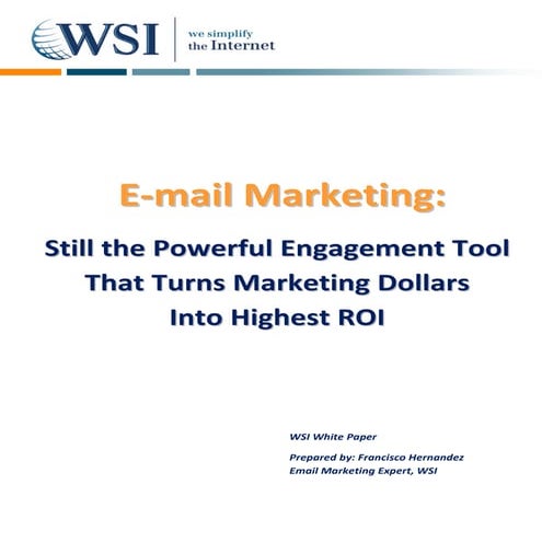 Email Marketing (WSI - CYprus)