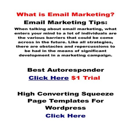 What Is Email Marketing - Email Marketing Tips