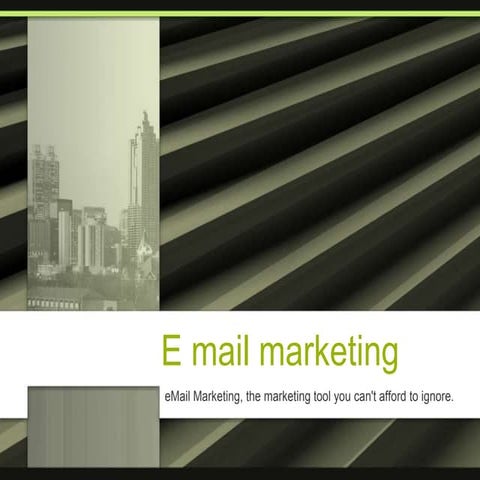 E mail marketing