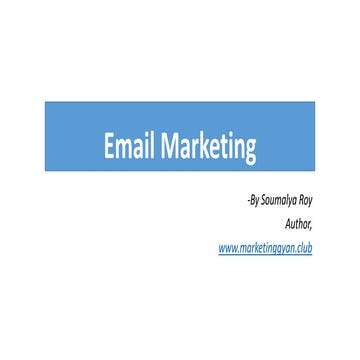 Email marketing