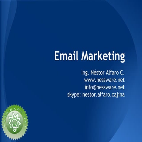 Email marketing   nestor alfaro.net - nessware.net