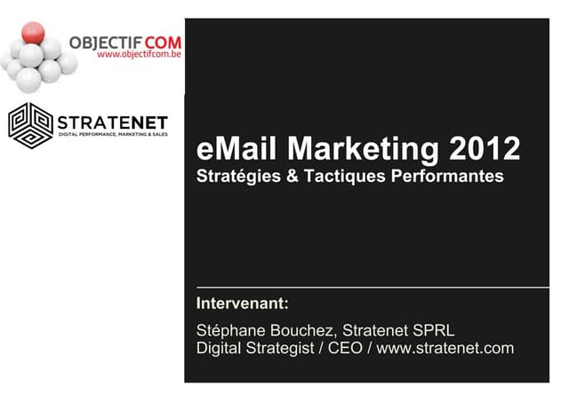Email marketing   stéphane bouchez ...