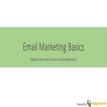 SUCCESSFUL EMAIL AUTOMATION | PPTX