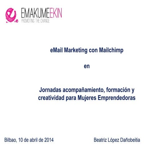 E-mail marketing con Mailchimp