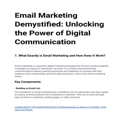 Email Marketing Demystified_ Unlocking the Power of Digital Communication.pdf