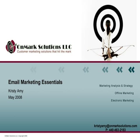EMarketing Techniques Conference_Emailmarketingessentials May2008