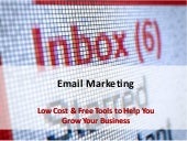 Email marketing 101 for Small Business