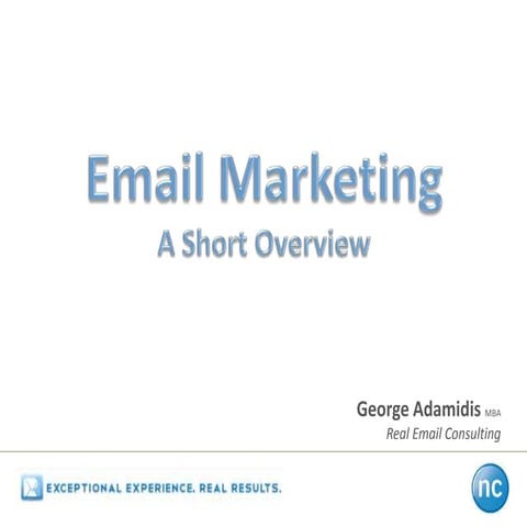 An Email Marketing Overview