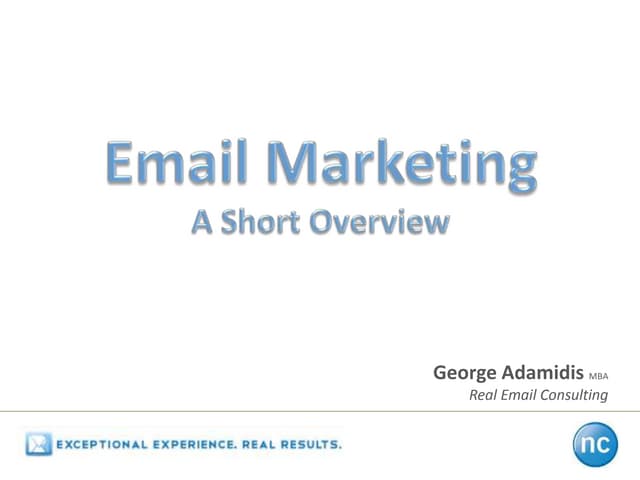 An Email Marketing Overview