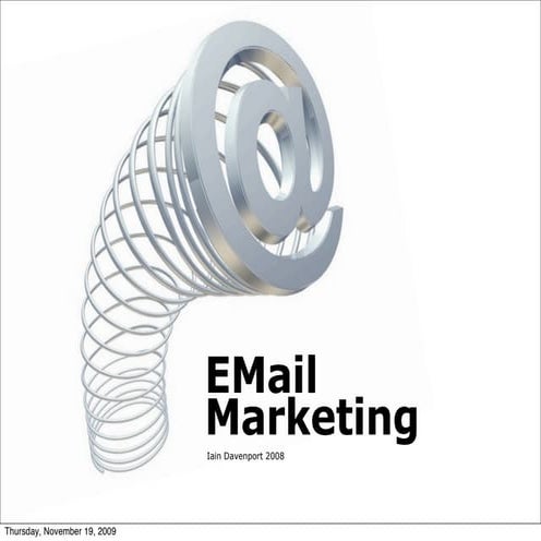 Email Marketing Presentation 1