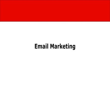 Email marketing presentation   best practice